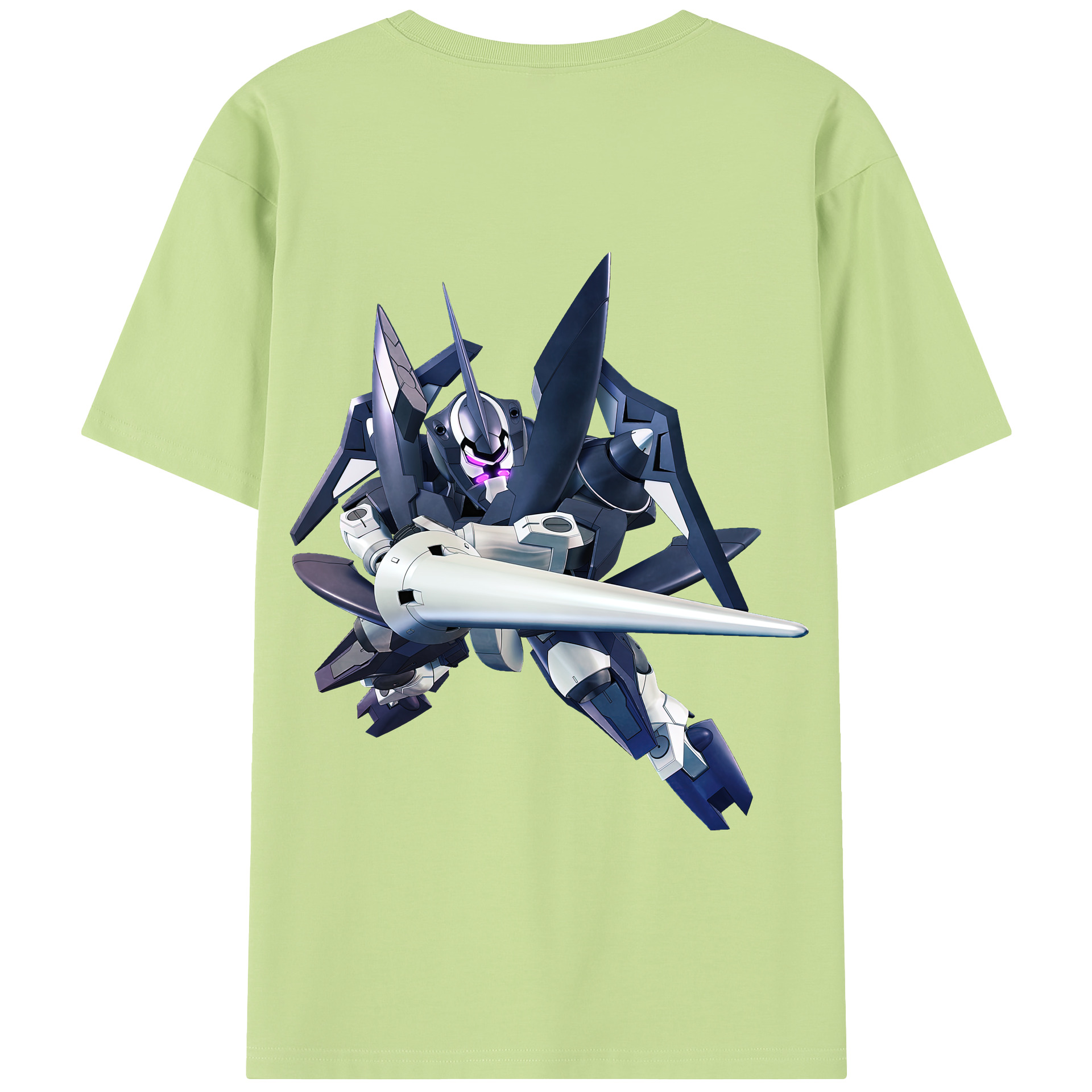 （画像用） 機動戦士ガンダム Mobile Suit Gundam 綿100％半袖Tシャツ（背面プリント）